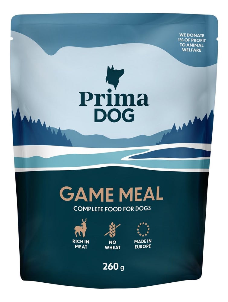 productImage: PrimaDog Vilt Måltid märkäruoka, 260g