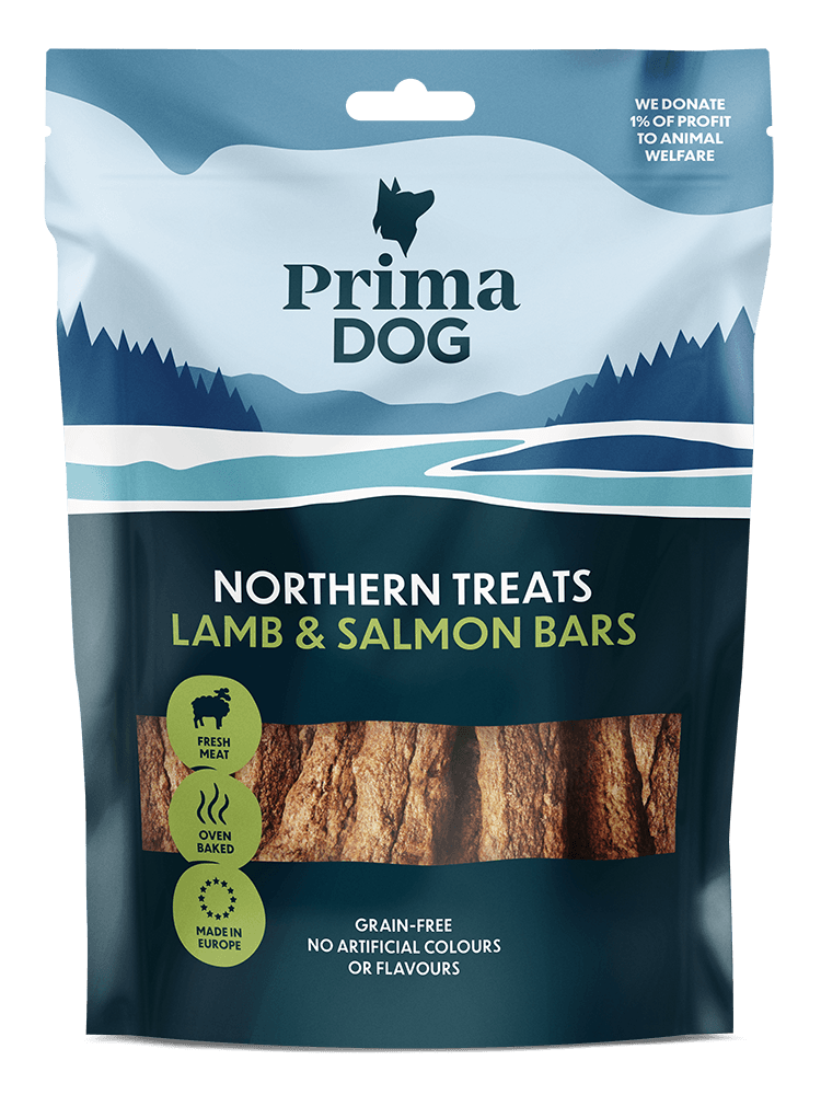 productImage: PrimaDog Northern Treats Lamm-Lax Bar makupalat, 150g