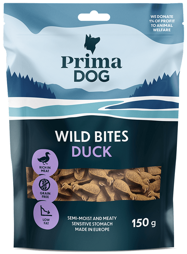 productImage: Prima Wild Bites Ankka ja auringonhattu, 150 g