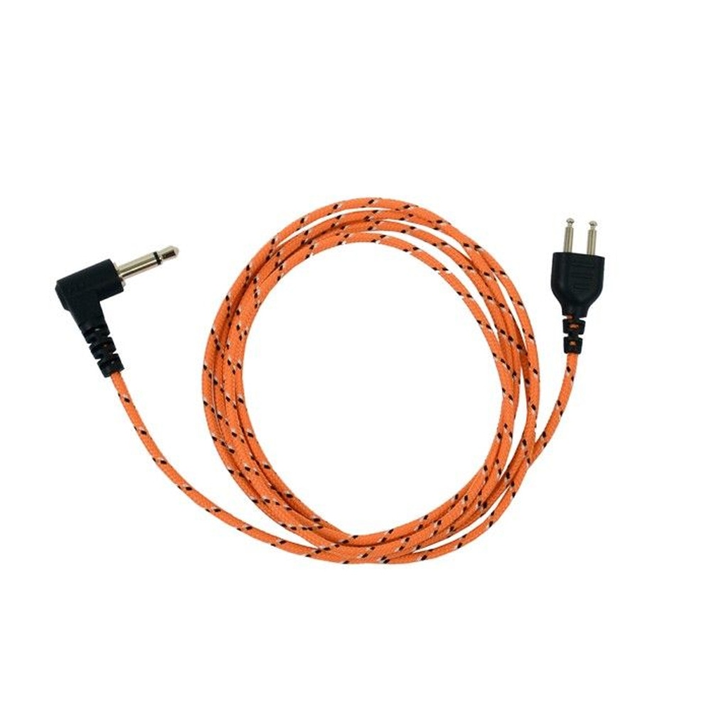 productImage: ProEquip Orange FabricLine -audioliitäntäkaapeli Peltor-kuulosuojaimiin 3,5mm-1,25m