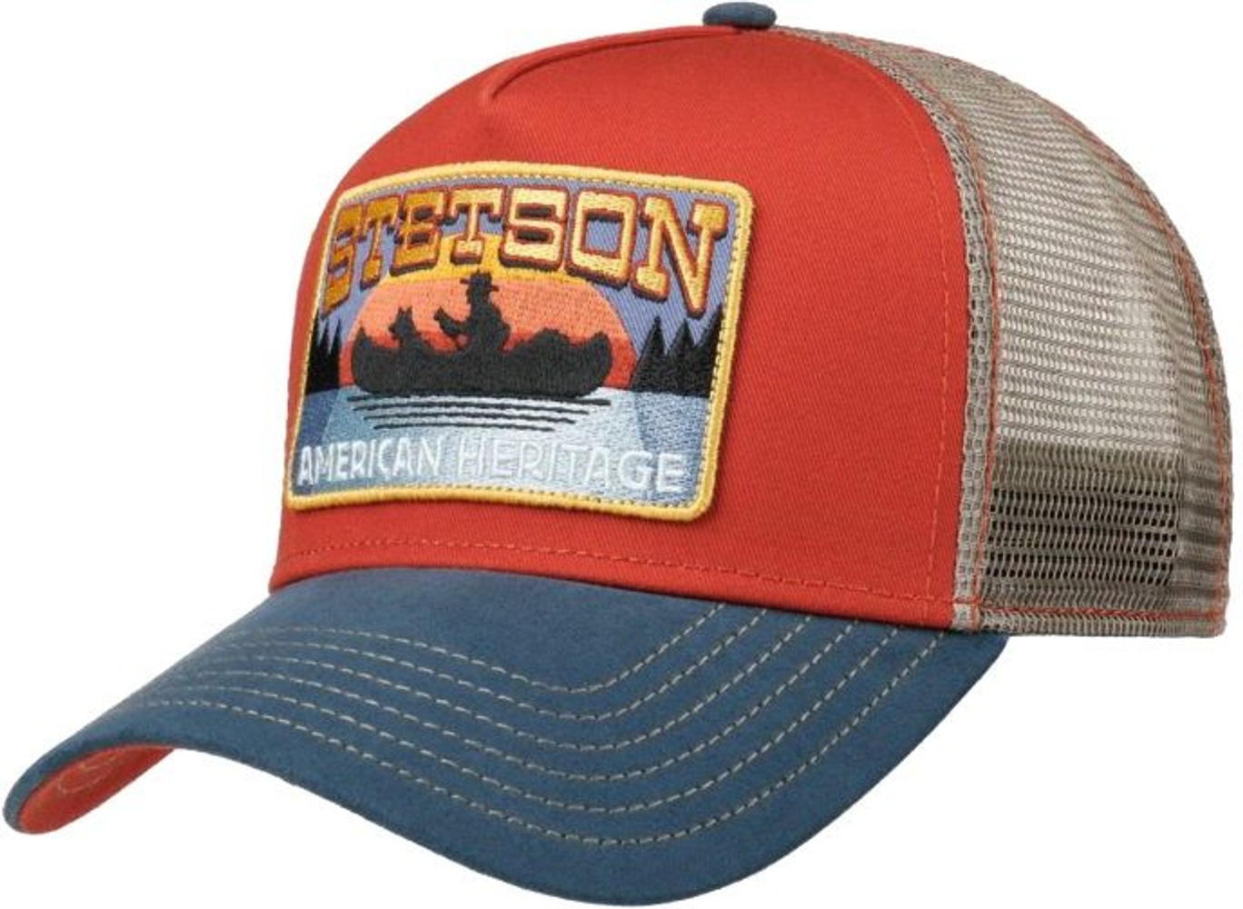 productImage: Trucker Cap lippalakki, unisex, sininen/punainen