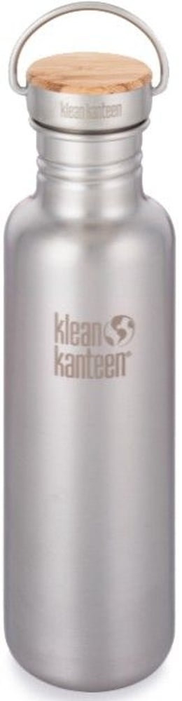 productImage: Reflect juomapullo, 800 ml (w/Bamboo Cap), Brushed Stainless
