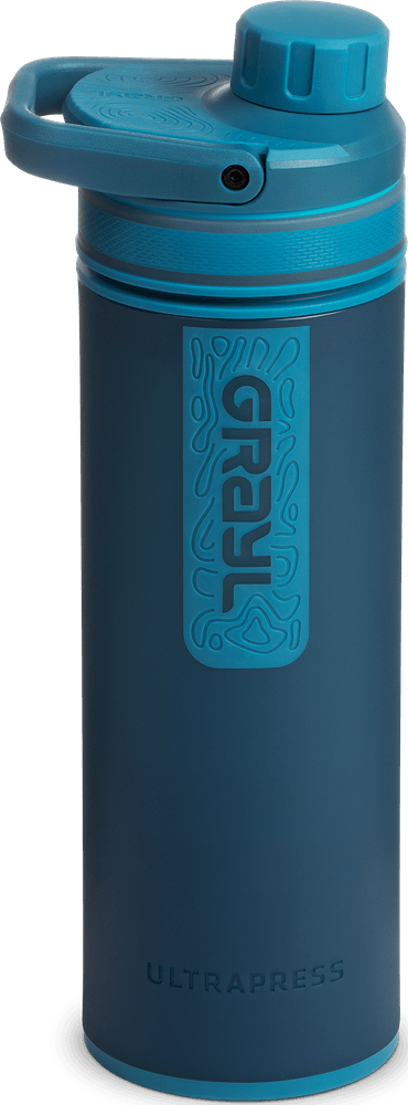 productImage: UltraPress Purifier Bottle vedensuodatin, Forest Blue