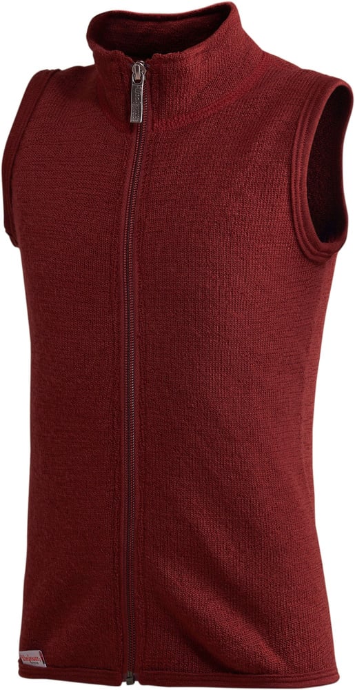 productImage: Kids Vest 400 lasten merinoliivi, punainen