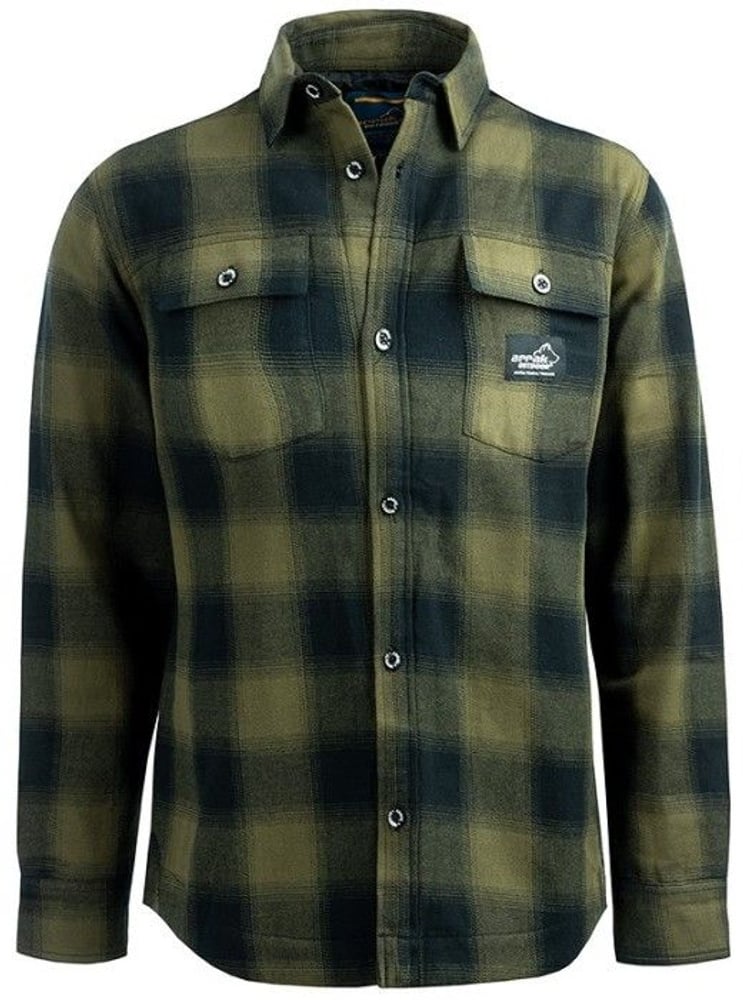 productImage: W's Flannel Shirt Olive/Black