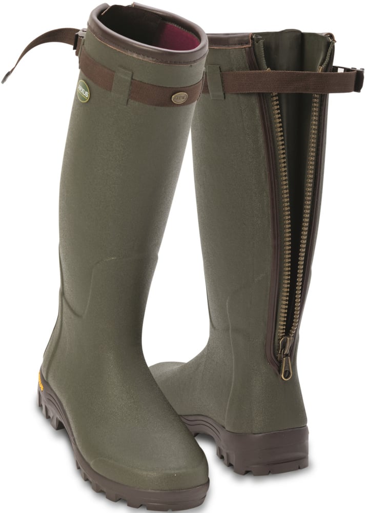 productImage: Primo Nord Zip kumisaapas, Unisex, maastonvihreä