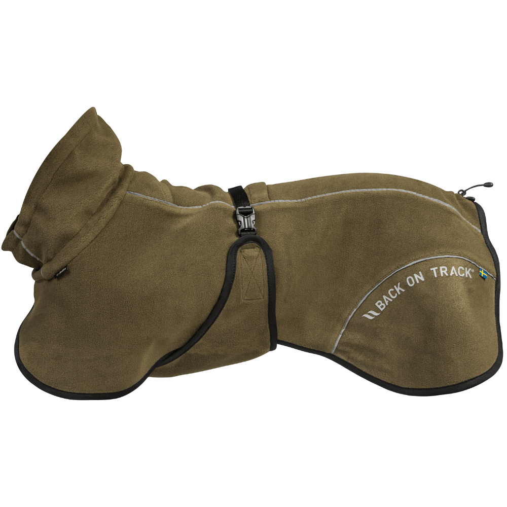 productImage: Bay Fleece Coat High Set Tail 55-65 cm Olive