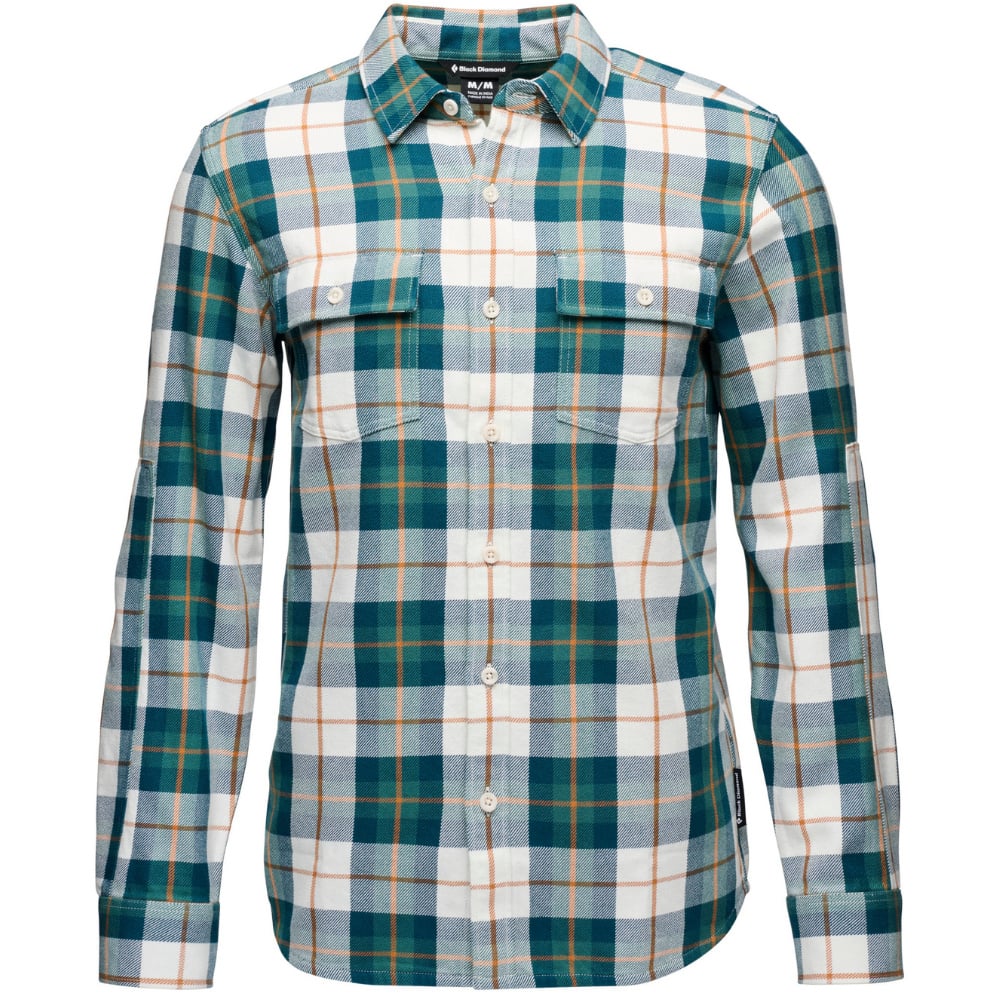 productImage: M's Project Twill Ls Shirt Raging Sea-Henna
