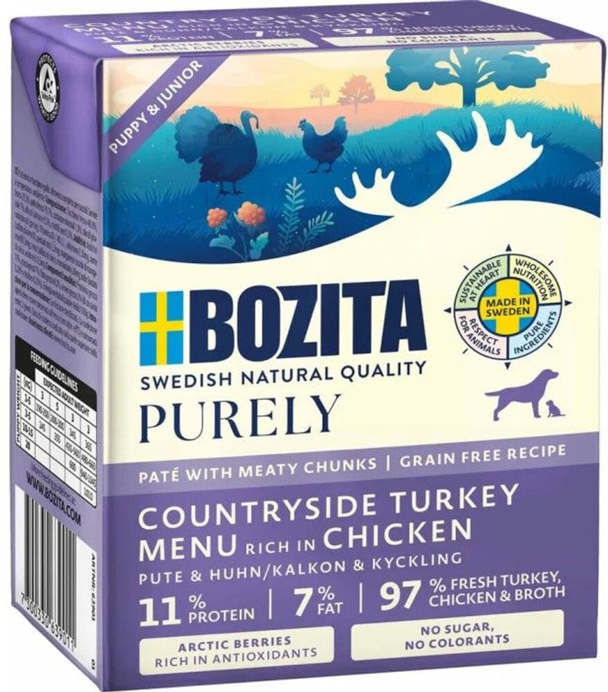 productImage: Dog Purely Pate Puppy&Junior Turkey 370 g