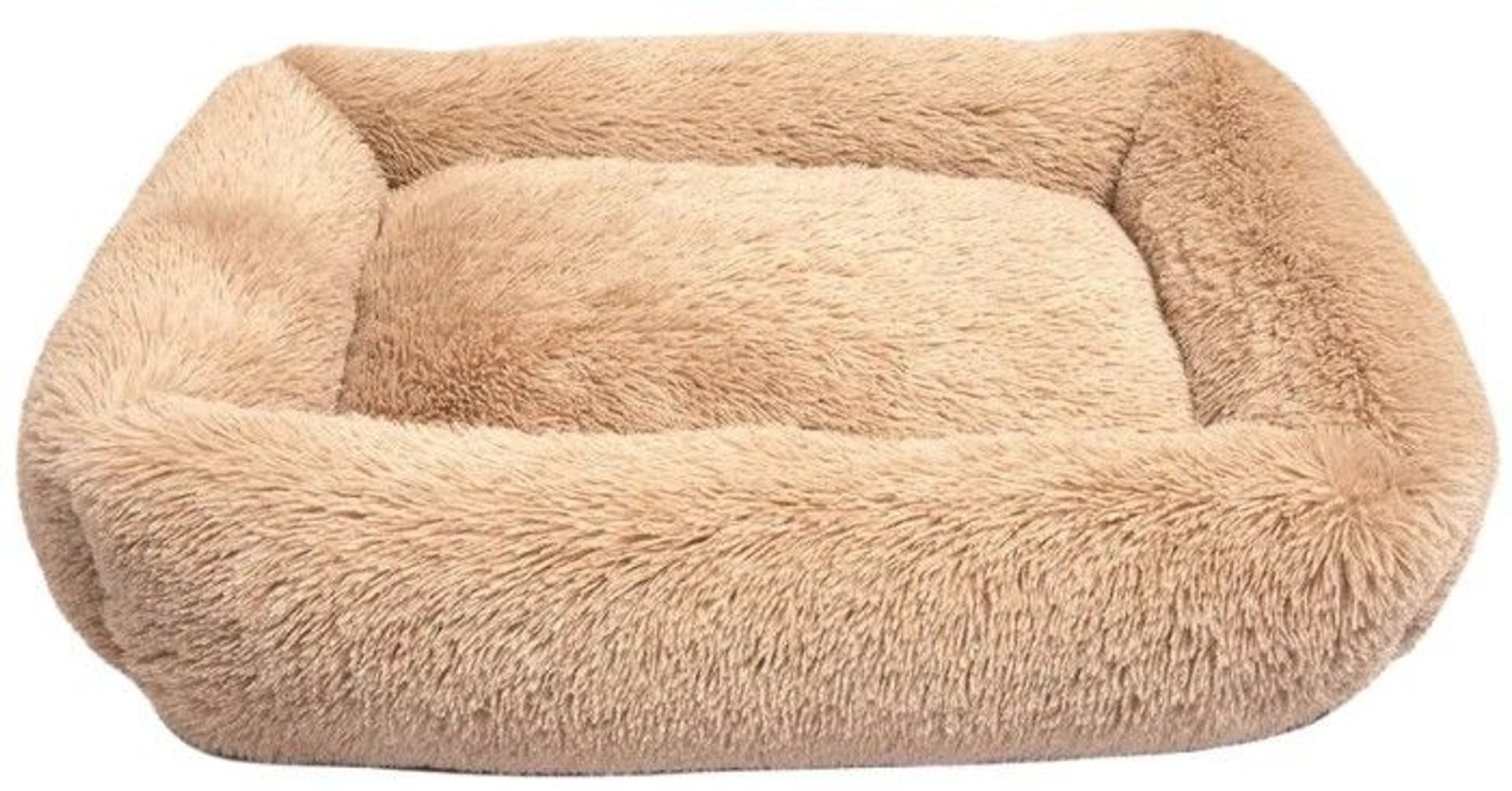 productImage: Fluffy Calming Bed Rectangle XL Beige