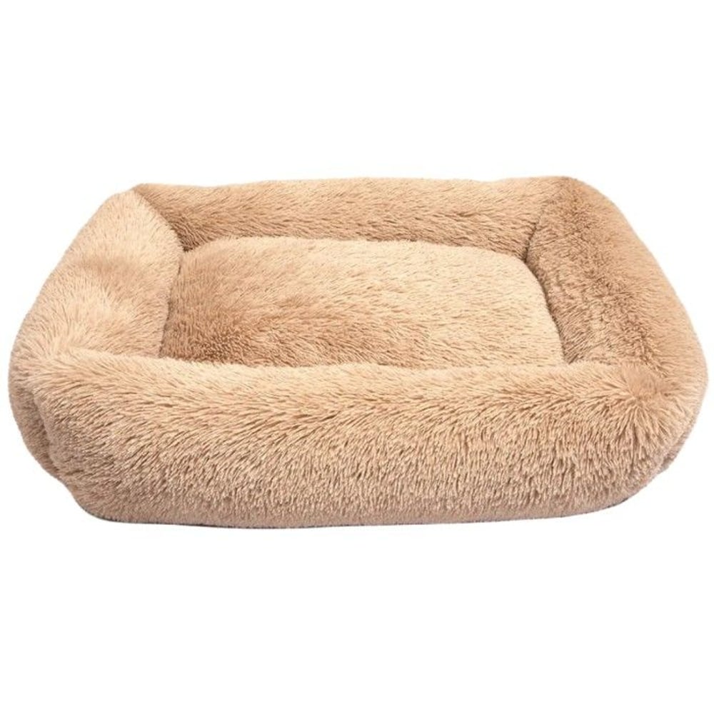 productImage: Fluffy Calming Bed Rectangle XXL Beige