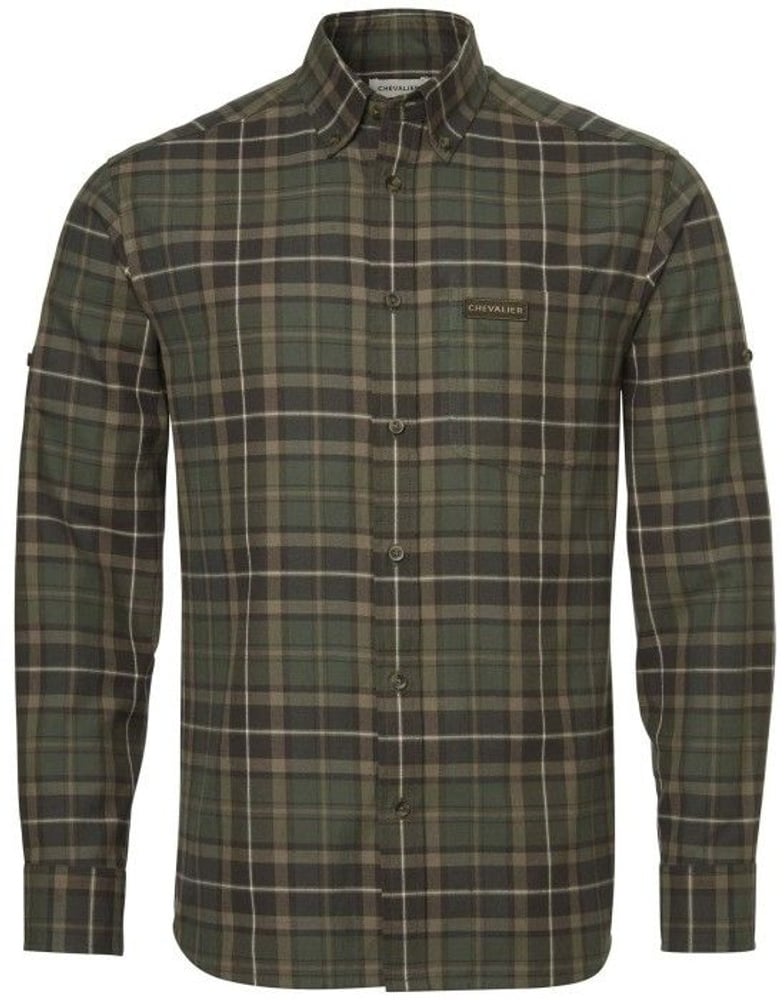 productImage: M's Teal Light Flannel Shirt Hemlock Green Checked