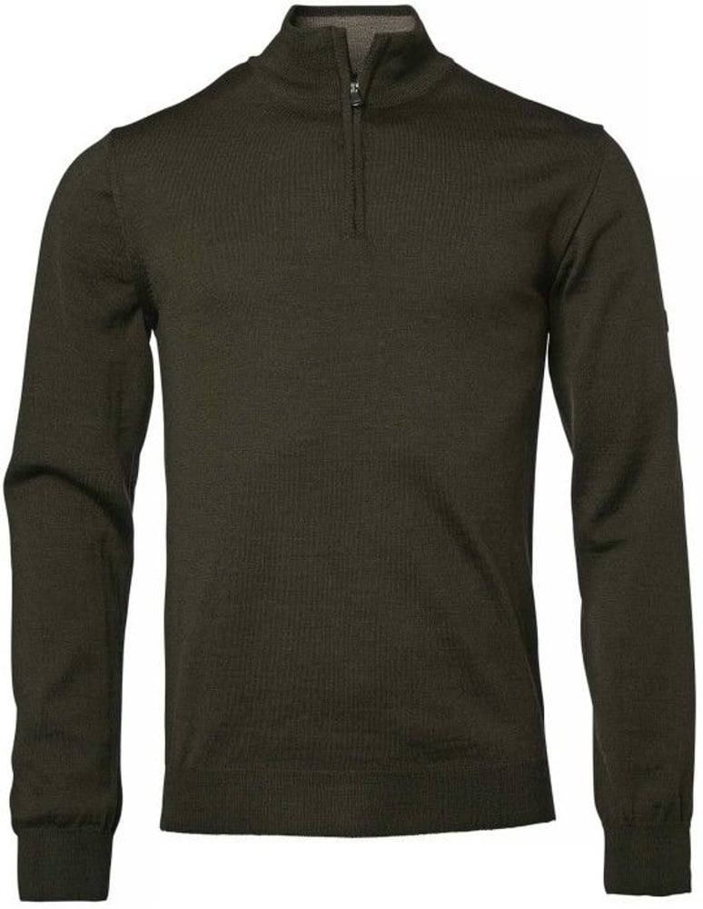 productImage: M's Aston Half Zip Merino Pullover Leather Brown