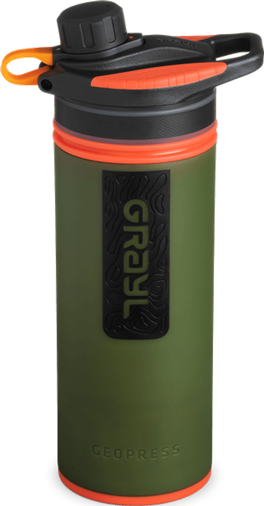 productImage: GeoPress Purifier Bottle vedensuodatin, Oasis Green