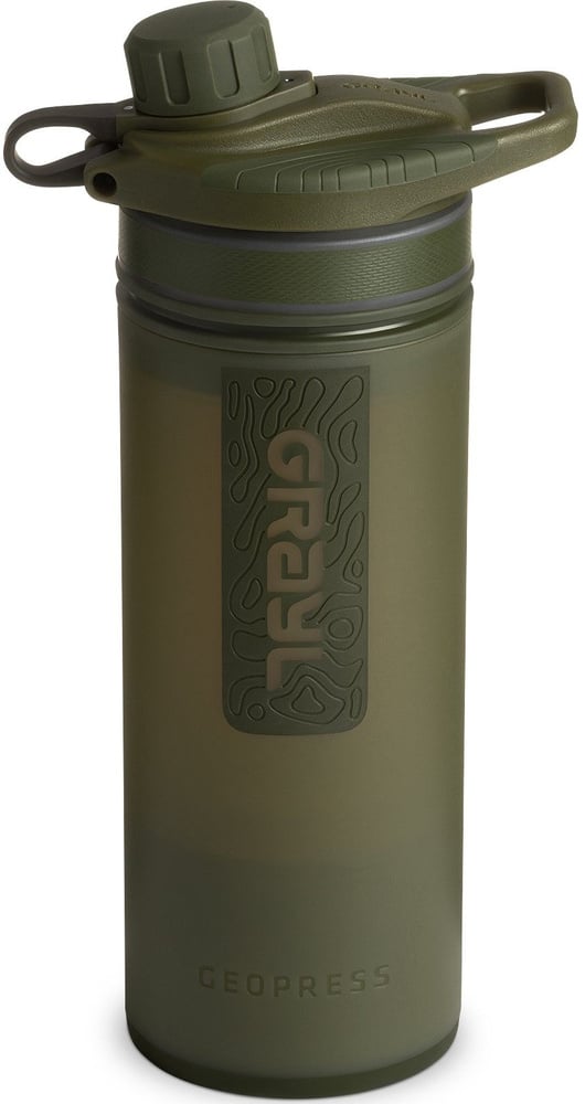 productImage: GeoPress Purifier Bottle vedensuodatin, Olive Drab