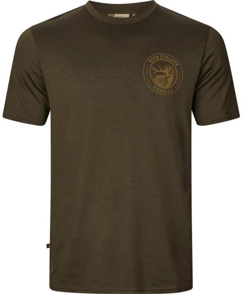 productImage: M's Game Short-Sleeved T-Shirt Willow Green Stag Willow Green Moose