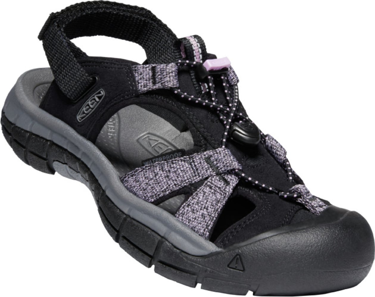productImage: Ravine H2 naisten sandaalit, Black-Dawn Pink