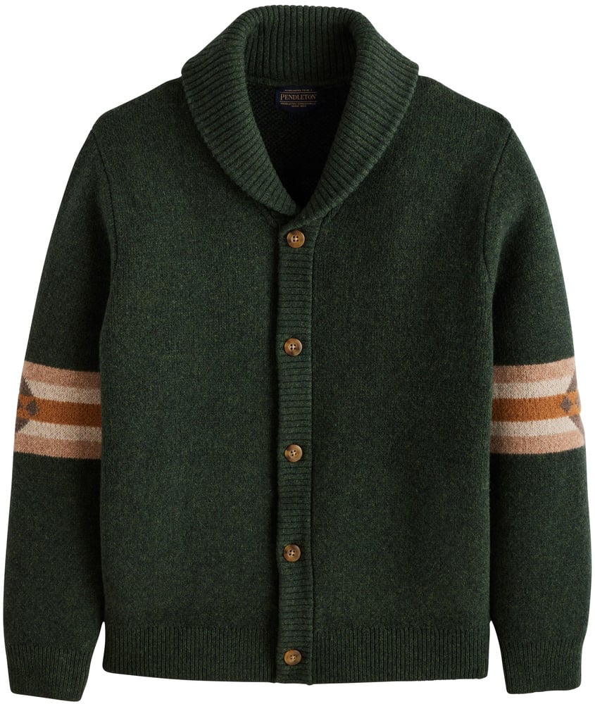productImage: Nehalem Lambswool Cardigan Nehalem neuletakki, Forest Green