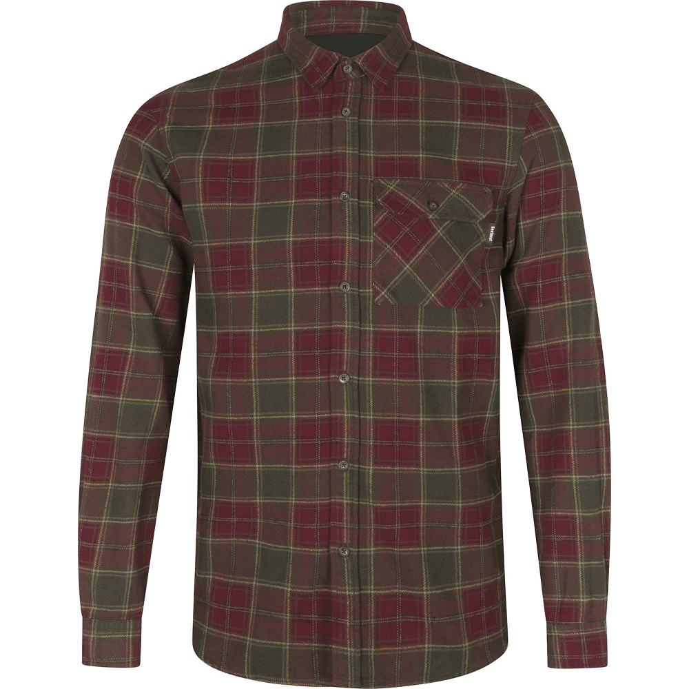 productImage: Glen Flannel Shirt Red Forest Check