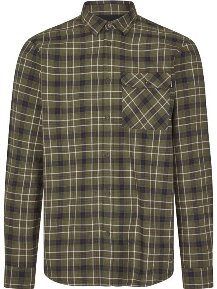 productImage: M's Glen Flannel Shirt Grape Leaf/Dark Navy Check