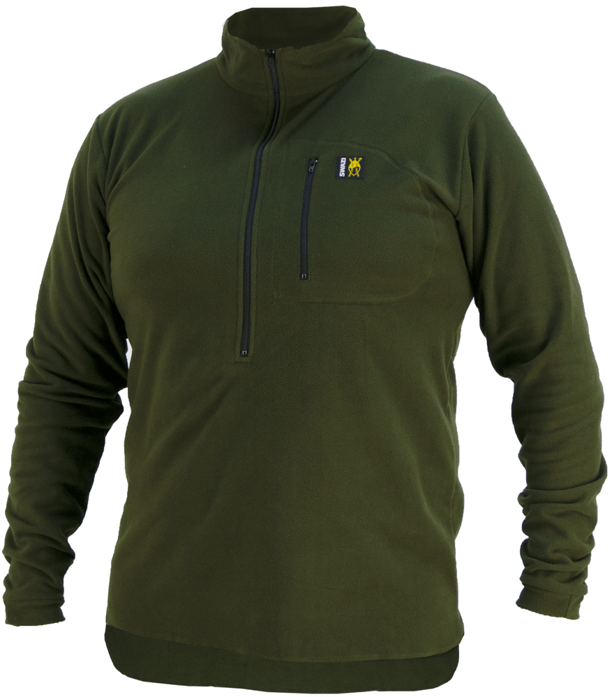 Micro Shirt fleecepaita, Olive, view: 1