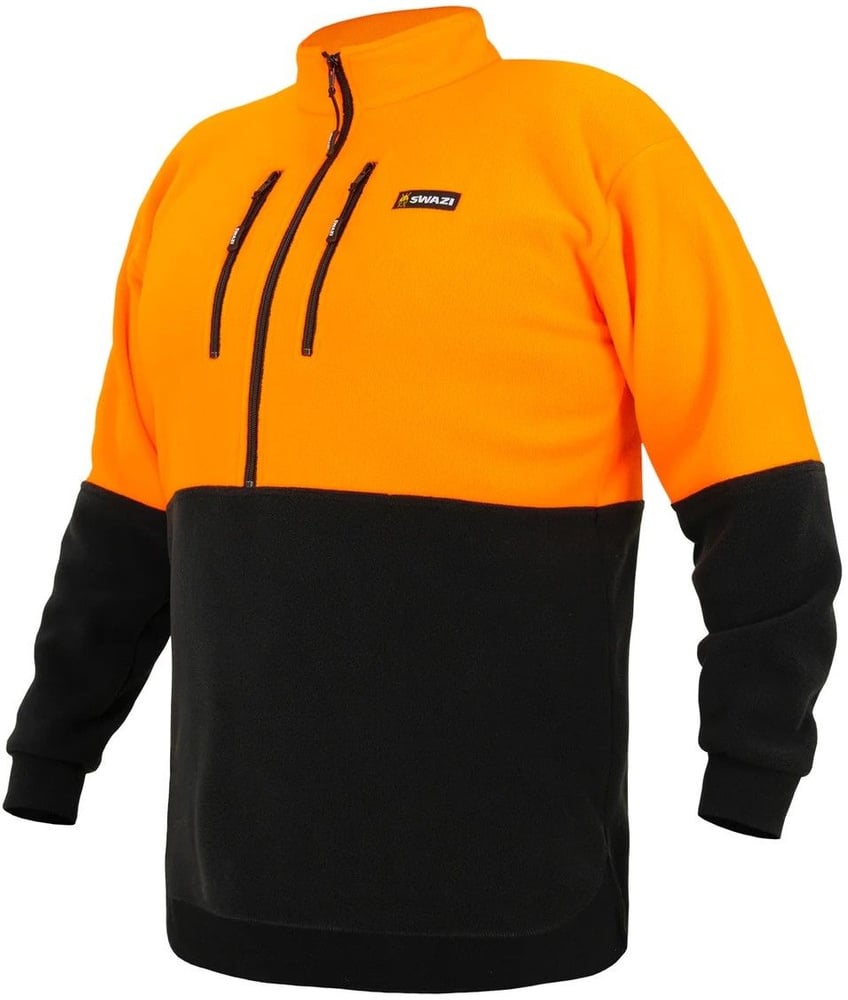 productImage: Hi-Vis Bush Shirt fleecepusero, oranssi/musta