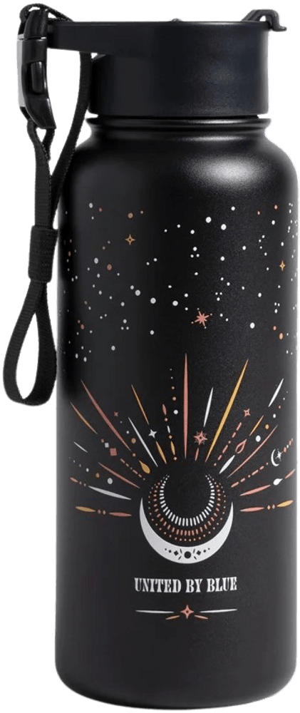 productImage: United by Blue Insulated Steel Bottle termospullo, 946 ml, Obsidian
