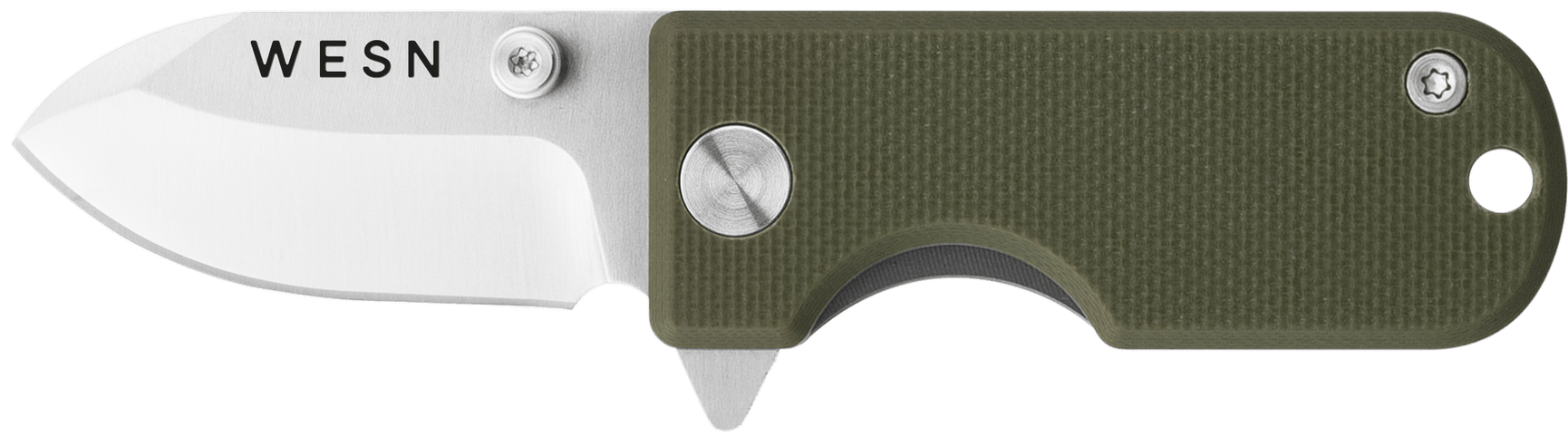 productImage: WESN Microblade OD Green G10 X Titanium taittoveitsi