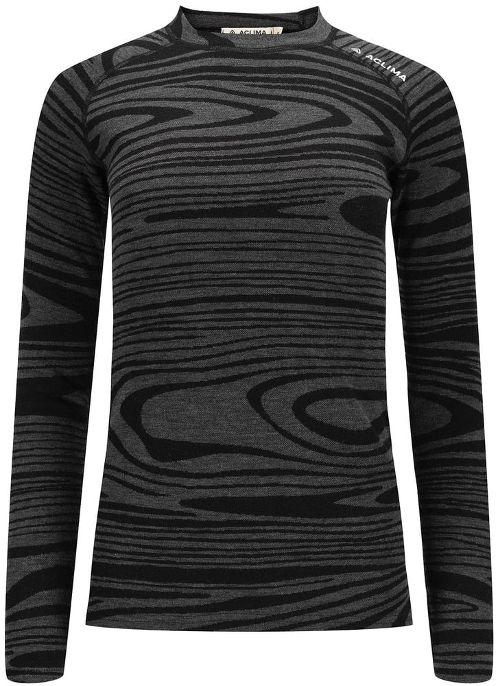 productImage: WarmWool Crewneck naisten kerrastopaita, Black Motion