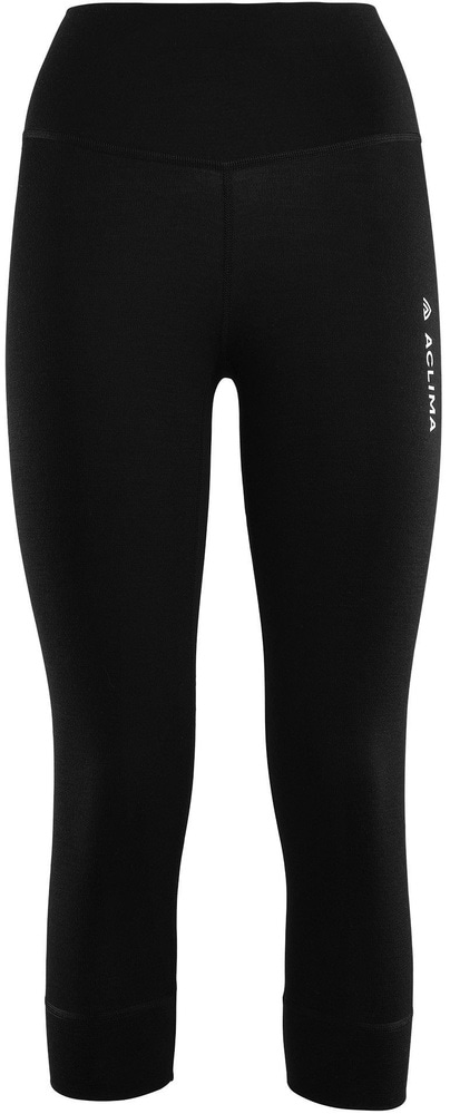 productImage: WarmWool 3/4 Longs naisten puolipitkät kerrastohousut, Jet Black