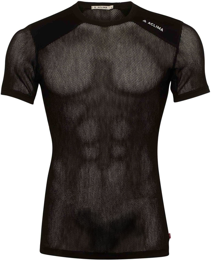 productImage: WoolNet Light T-Shirt lyhythihainen verkkoaluspaita, musta