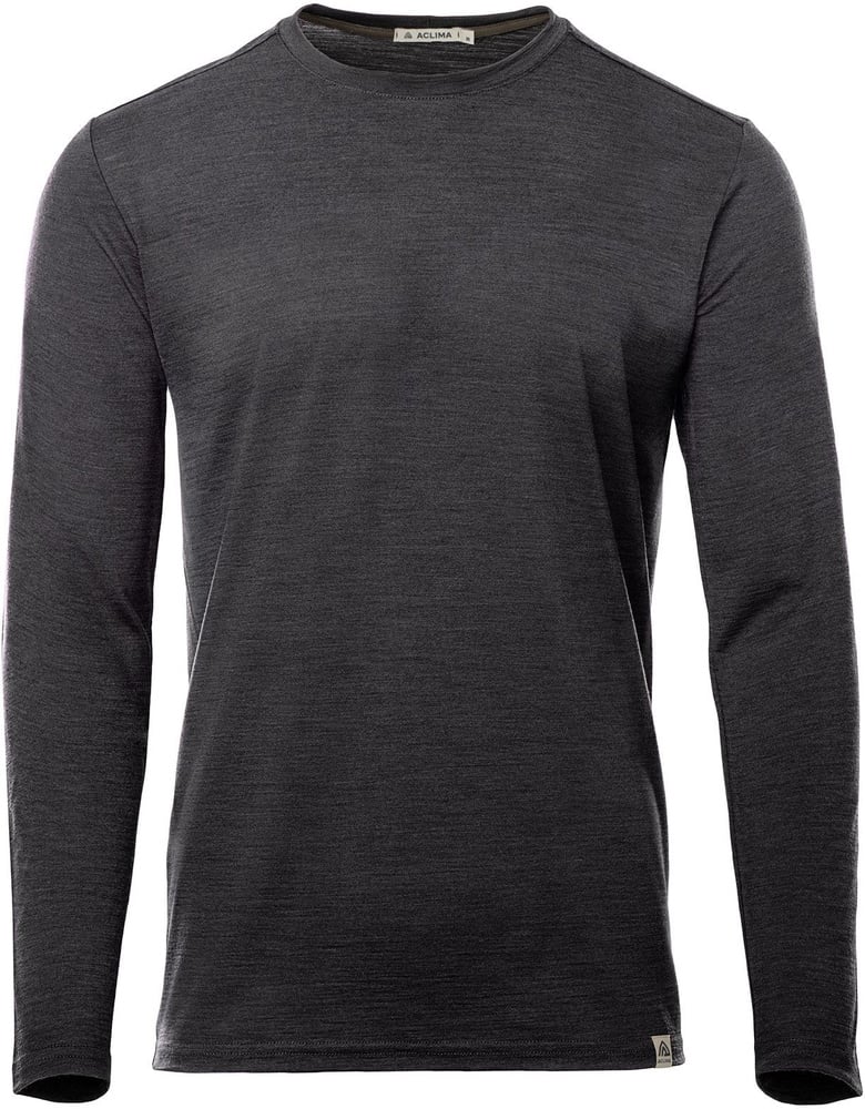 productImage: LightWool 180 Crewneck pitkähihainen paita, tummanharmaa