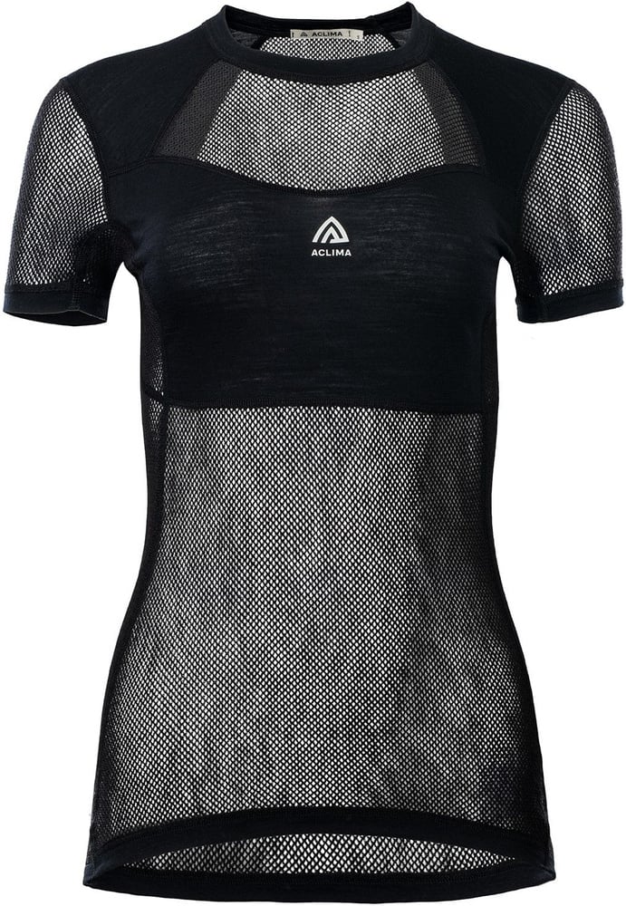 productImage: WoolNet Light T-shirt naisten kerrastopaita, musta