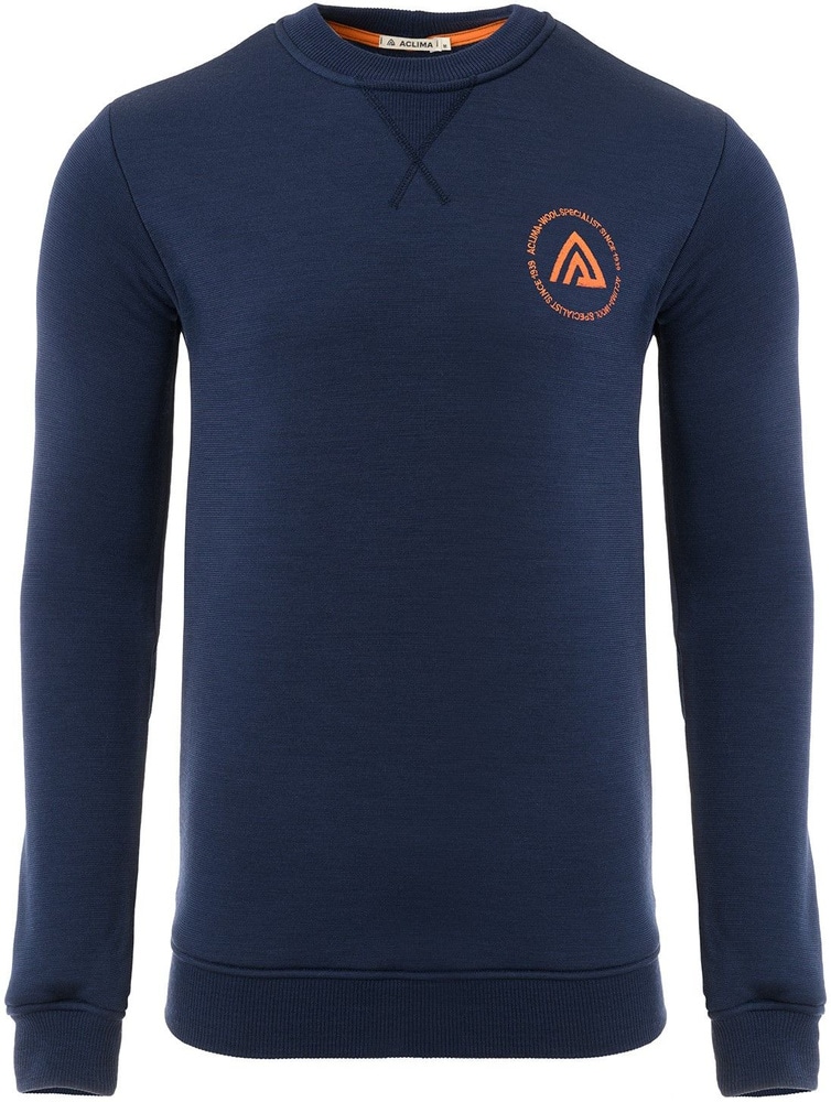 productImage: FleeceWool V2 Crewneck pitkähihainen paita, tummansininen