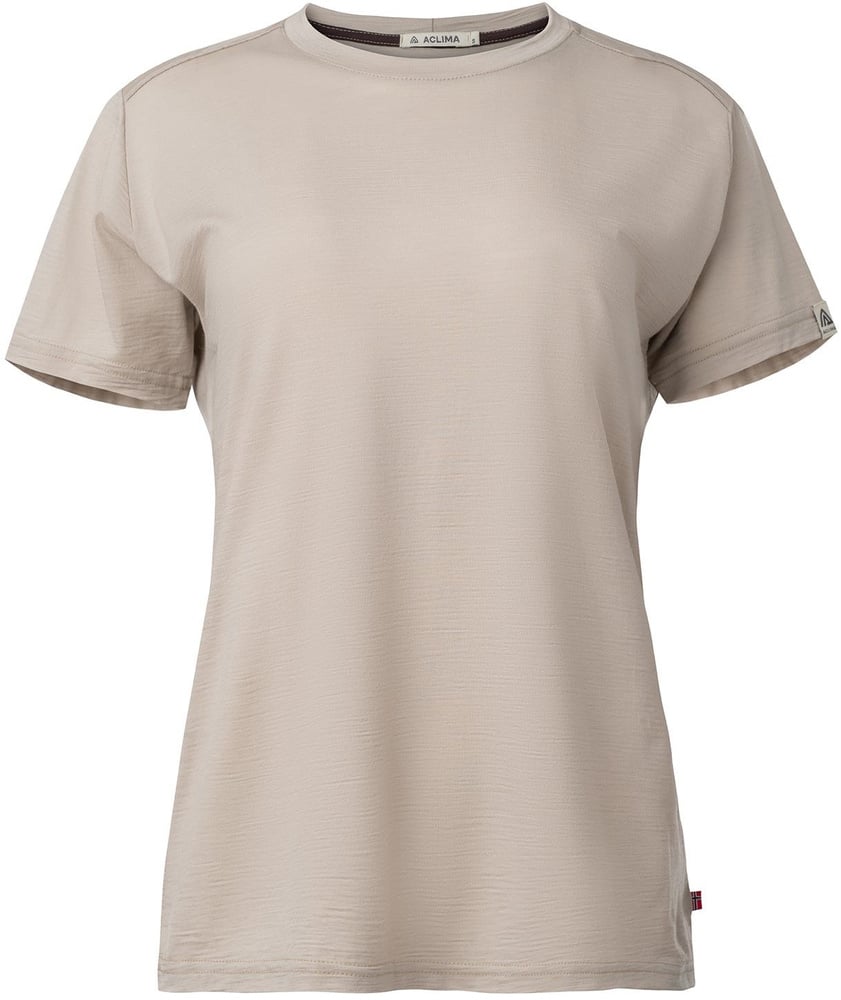 productImage: LightWool 180 Classic Tee naisten t-paita, vaaleanharmaa