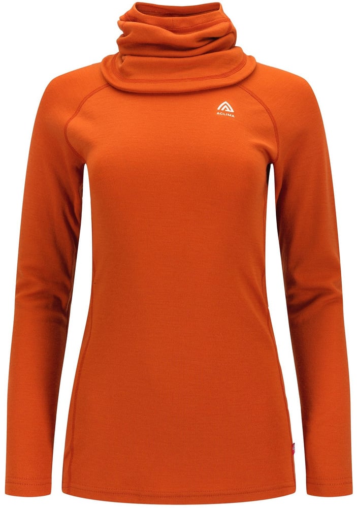 productImage: WarmWool Hoodsweater V2 naisten kerrastopaita, Gold Flame