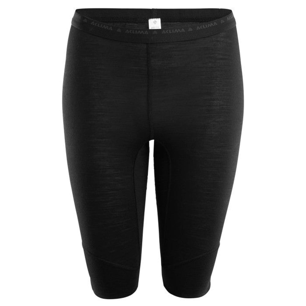productImage: LightWool Long -naisten merinovillashortsit (Jet Black)