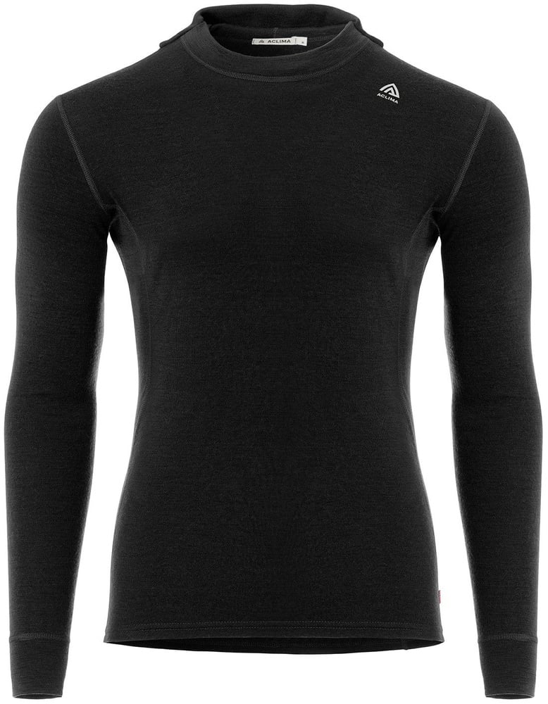 productImage: WarmWool Hoodsweater V2 merinohuppari, Jet Black