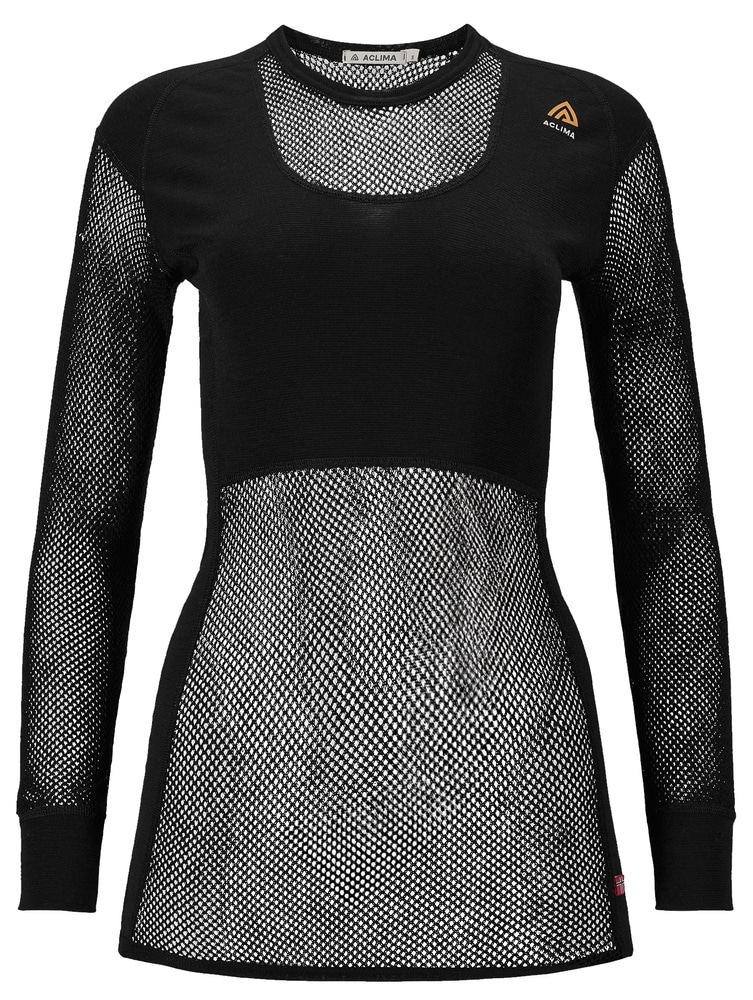 productImage: WoolNet Merino -naisten aluskerrastopaita (Jet Black)