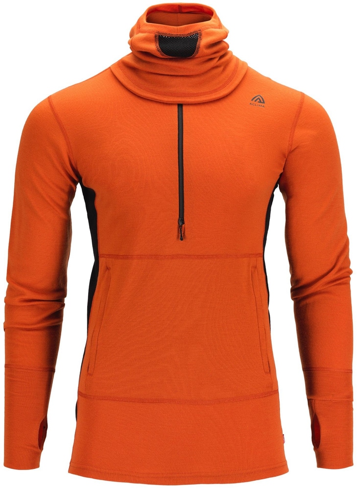productImage: WarmWool Hoodsweater w/Zip kerrastopaita, Gold Flame/Jet Black