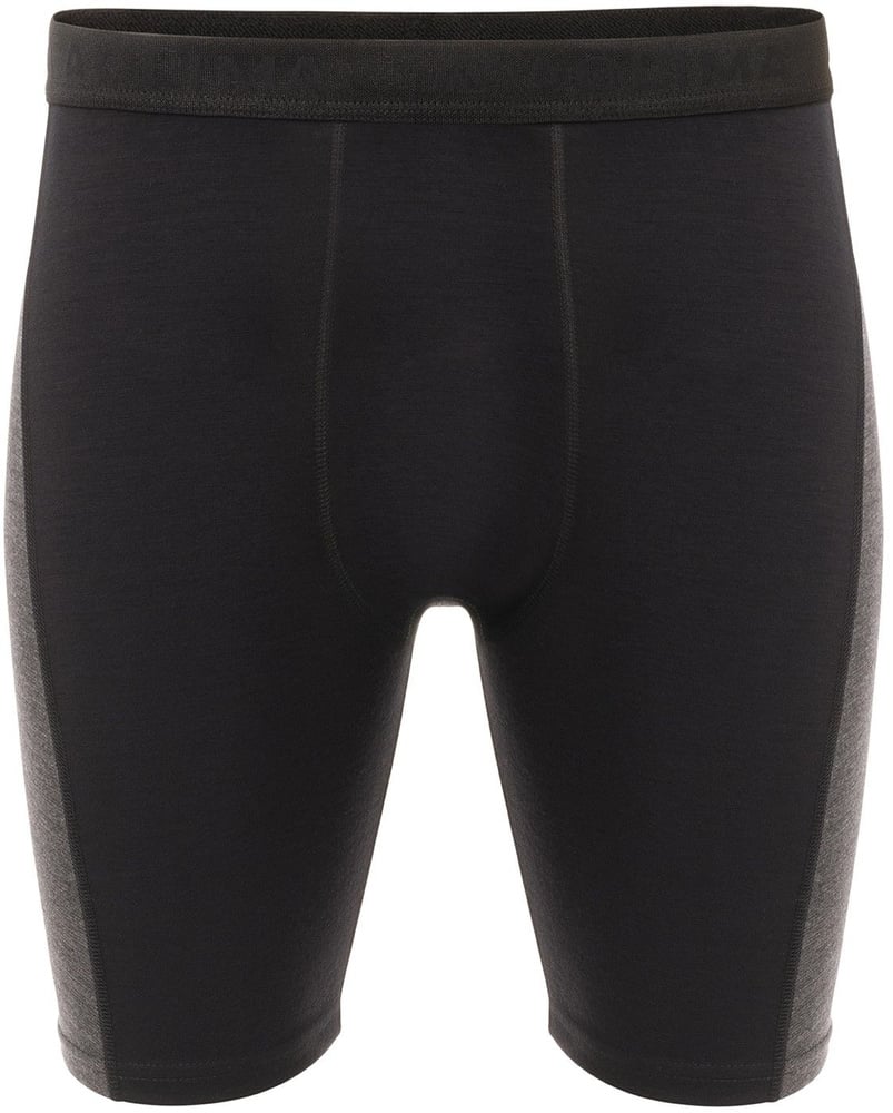 productImage: WarmWool Shorts Long WindWool V2 puolipitkät kerrastohousut, Jet Black/Marengo
