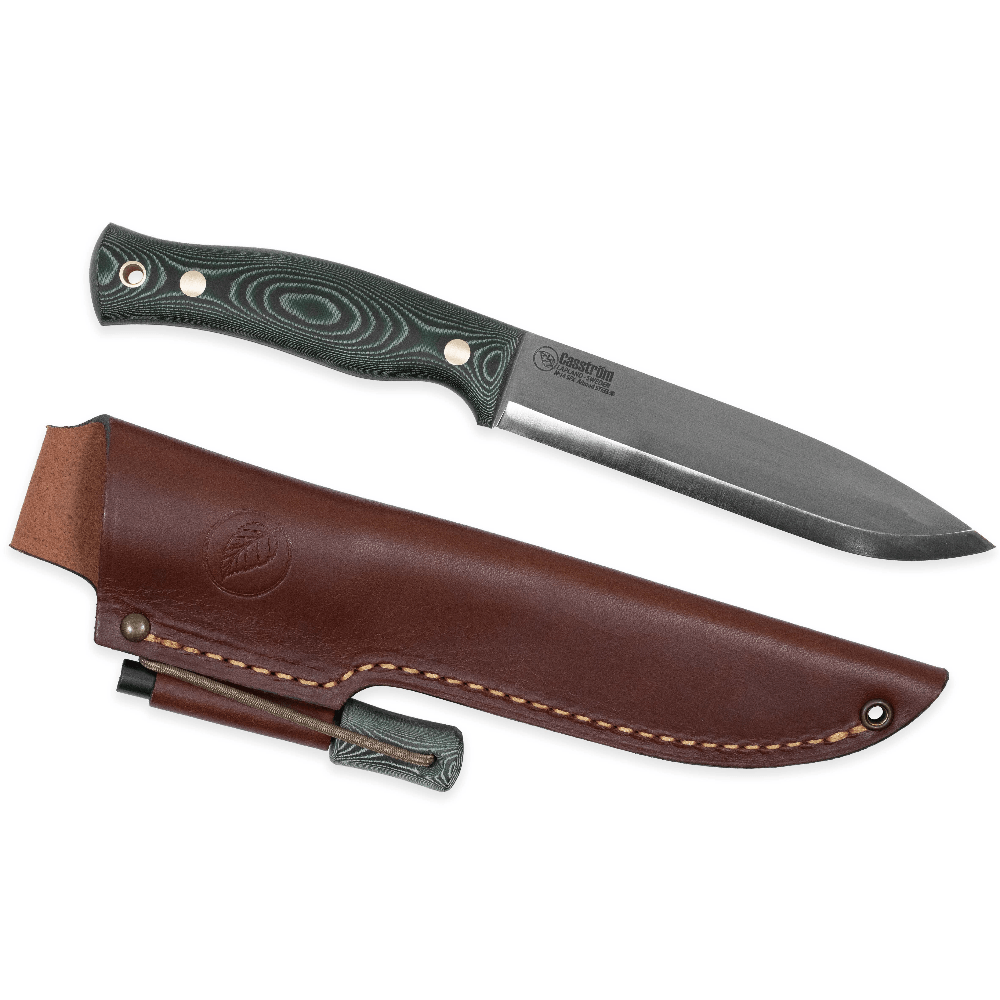 No.14 Swedish Forest Knife puukko tulusraudalla, vihreä, view: 1