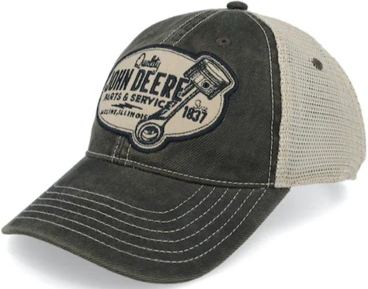productImage: John Deere 6 Panel Chan & Mesh Unstruct Beige/Grey