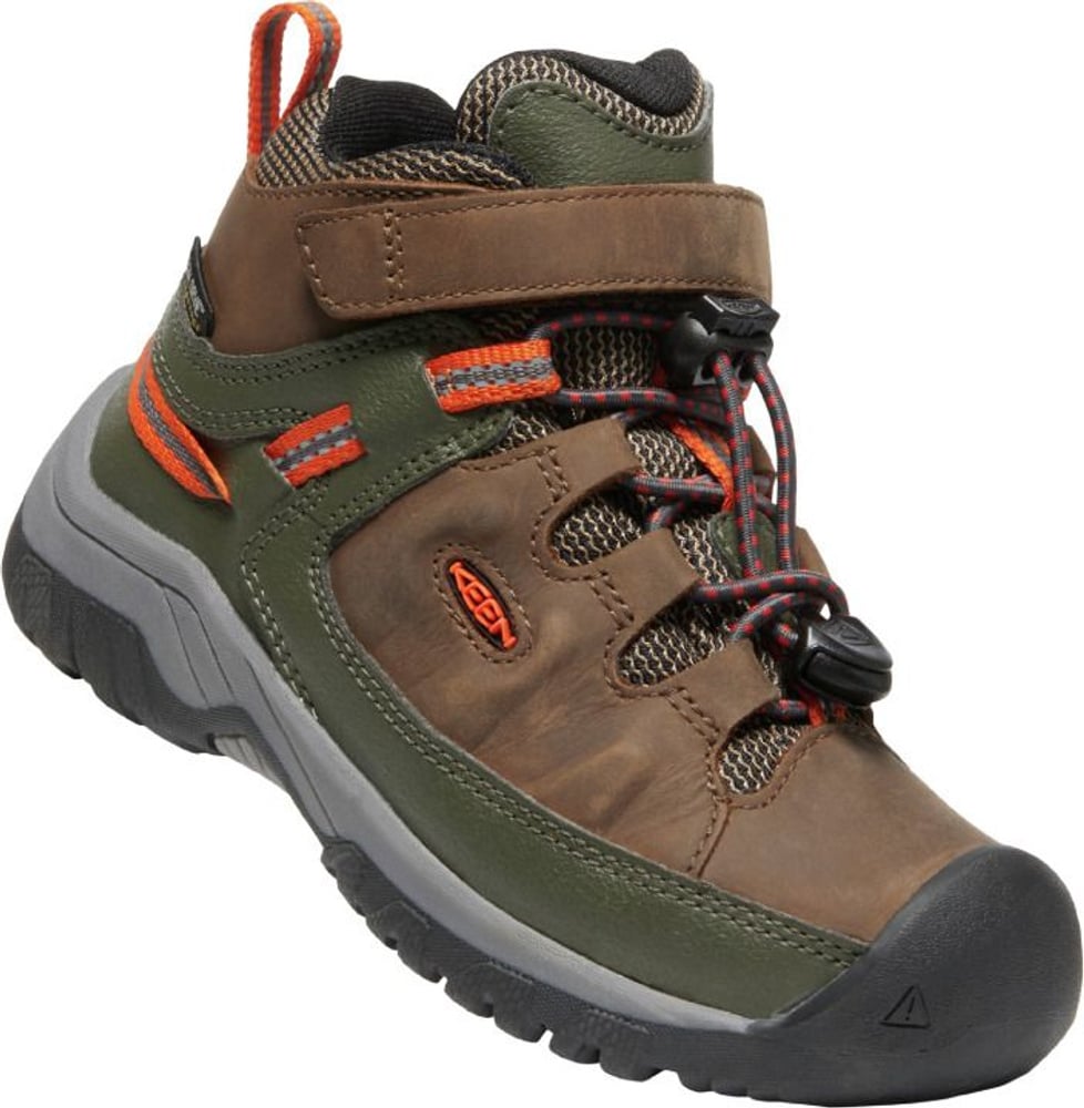 productImage: Kids Targhee Mid Waterproof lasten retkeilykenkä, Dark Earth/Forest Night