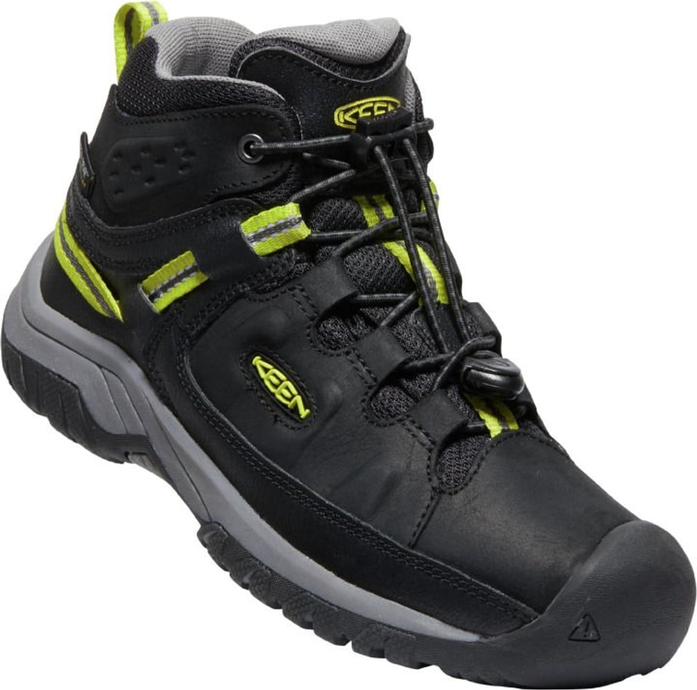 productImage: Junior Targhee Mid Waterproof lasten välikausikenkä, Black/Steel Grey