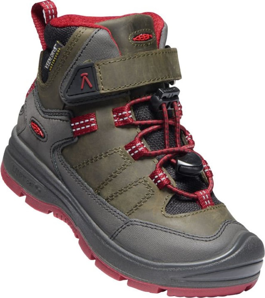 productImage: Junior Redwood Mid Waterproof lasten talvikengät, harmaa/punainen