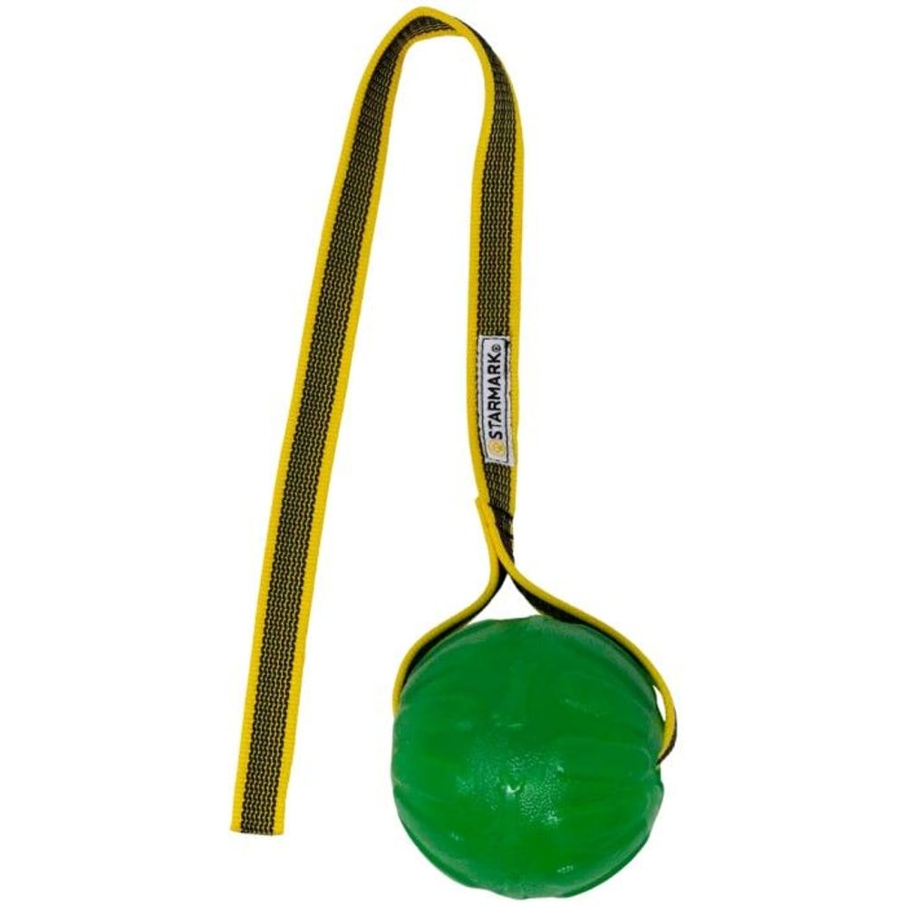 productImage: Starmark Gripcord Chew Ball Long M/L