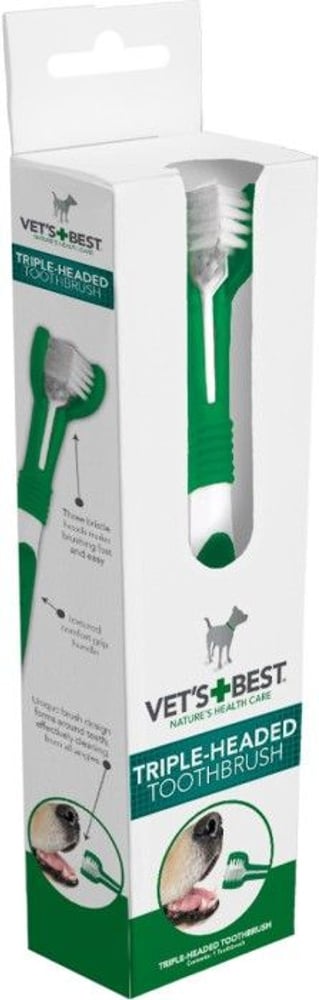 productImage: Vet's Best Triple-Headed Toothbrush