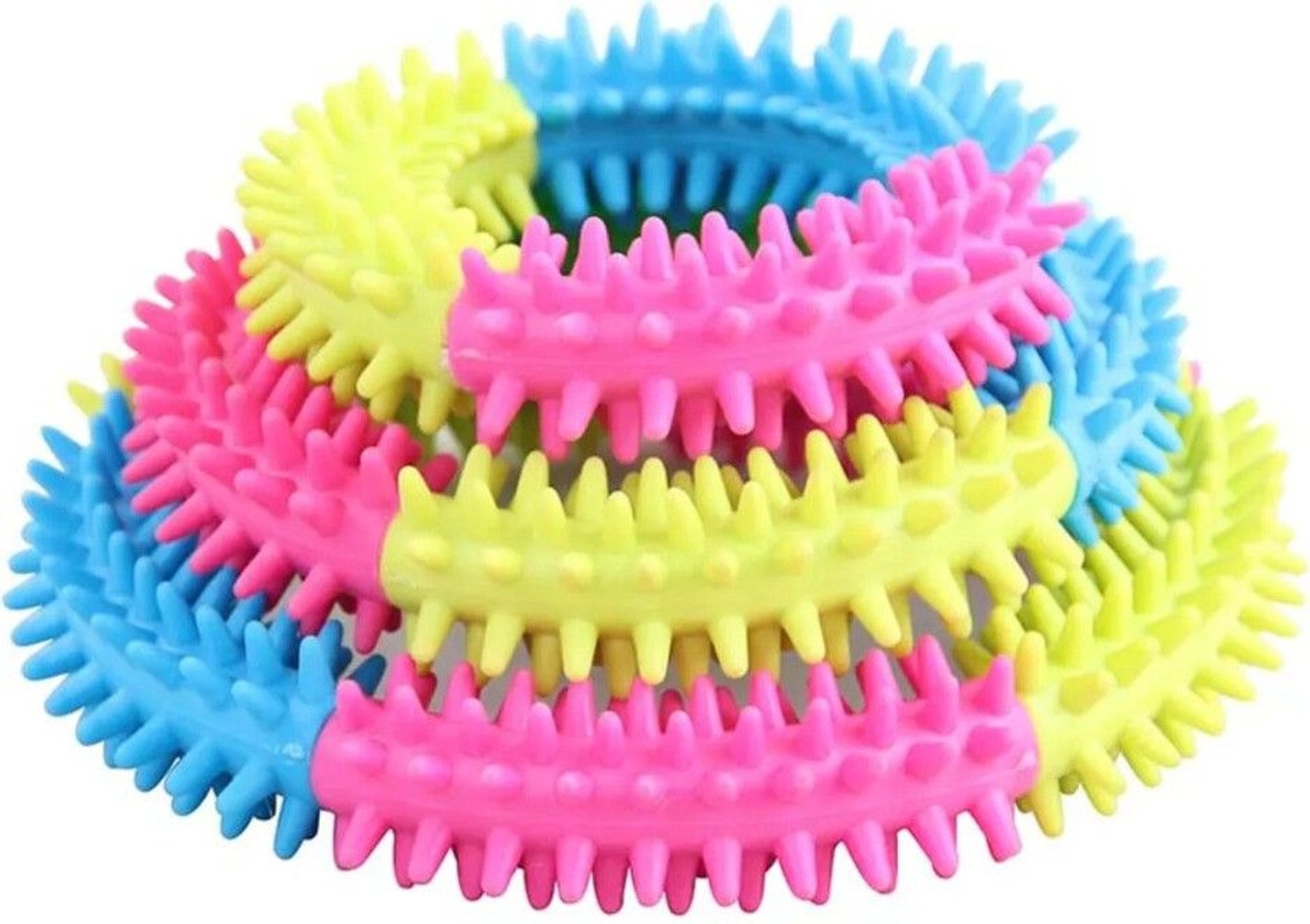 productImage: Pawise Hundleksak Rainbow World Ring Ø15,5 cm