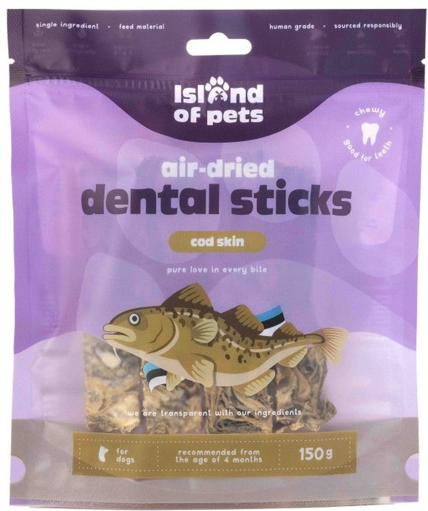 productImage: Island of Pets Cod Skin Dental Sticks 150 g